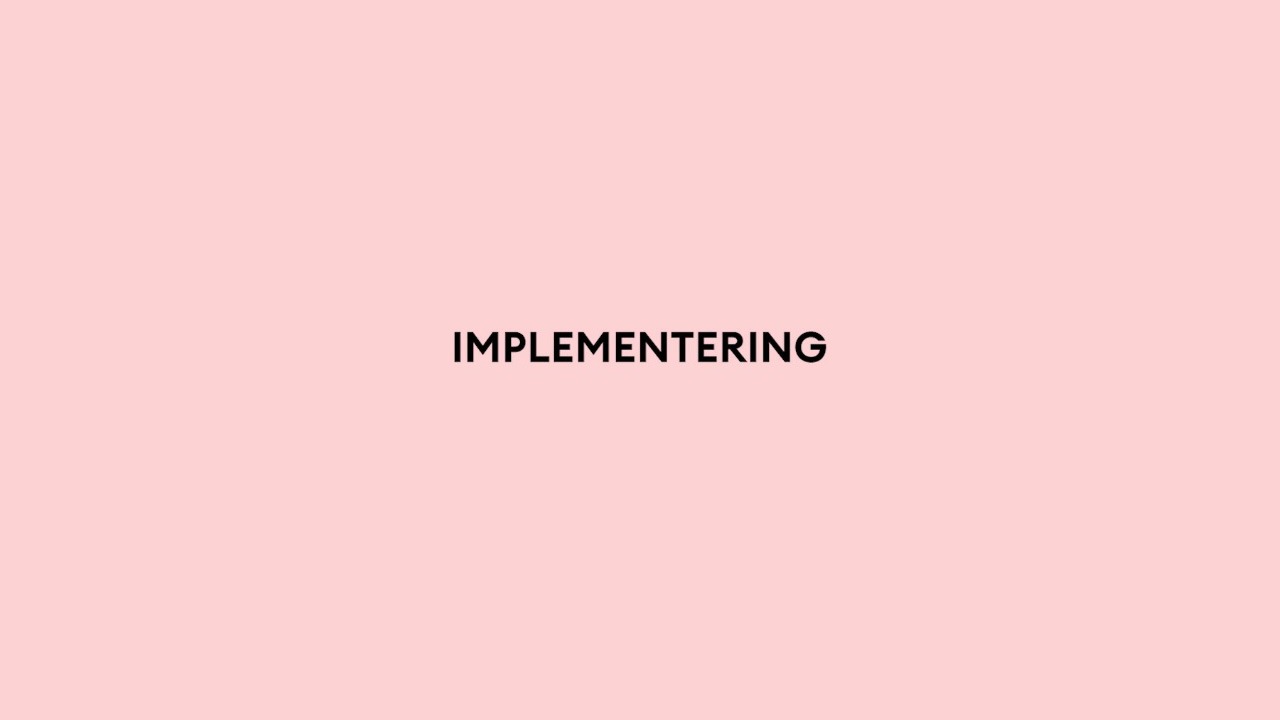 Implementering