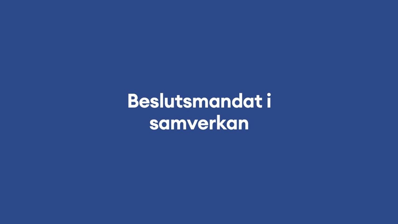 Beslutsmandat i samverkan